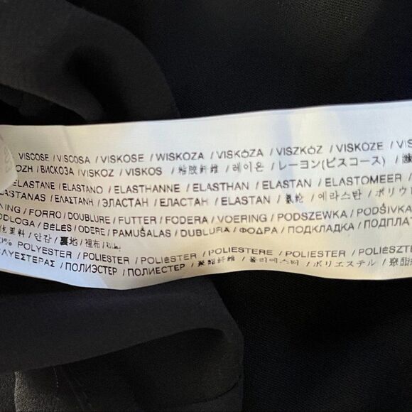 NWT  MNG Mango Little Black Sleeveless Open Back Mini Dress  Women's Size 4 - Picture 6 of 10